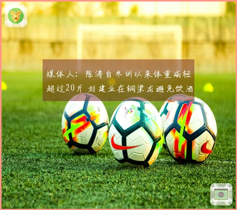 媒体人：陈涛自冬训以来体重减轻超过20斤 刘建业在铜梁龙避免饮酒